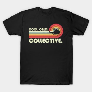 Cool Calm Collective Funny Helicopter Pilot T-Shirt